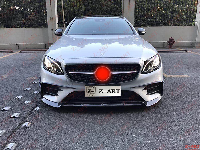 Передняя губа из углеродного волокна для Mercedes Benz E CLASS 2017 2019 передний спойлер W213