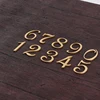 Nordic Retro Style Brass Address Number Customized House Numbers For Home Gates Sticker Antique Copper House Number Sign ► Photo 2/4
