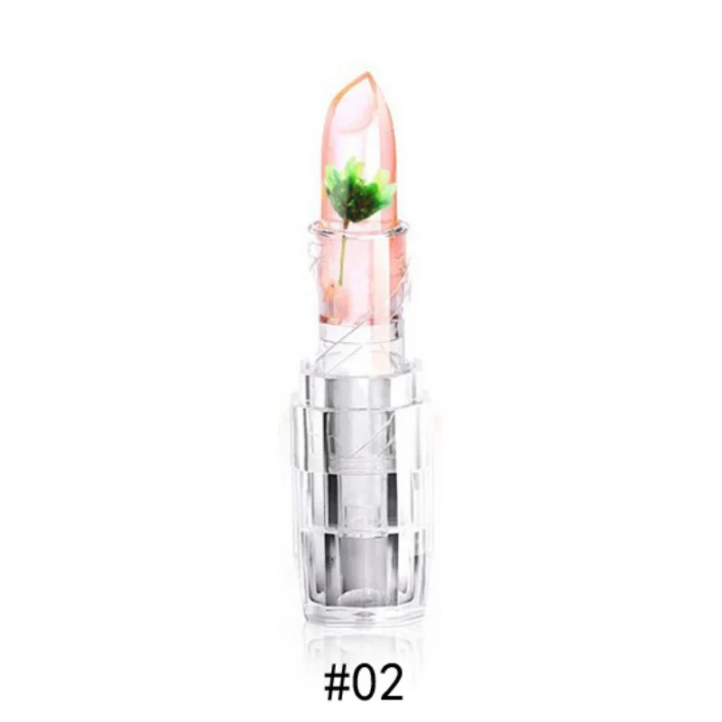 hotselling Lipstick magic color temperature change original beautiful jelly flower lipstick matte Flower Color.w