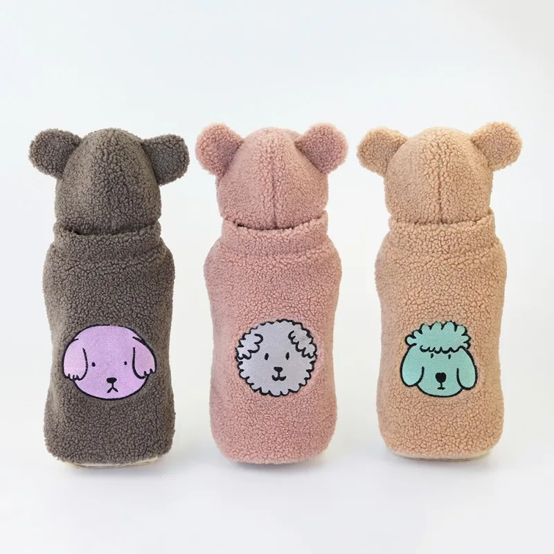 

Pet Thickening Hoodie Costume For Small Medium Dogs Soft Warm Autumn Winter Puppy Velvet Clothes Dog Accessories