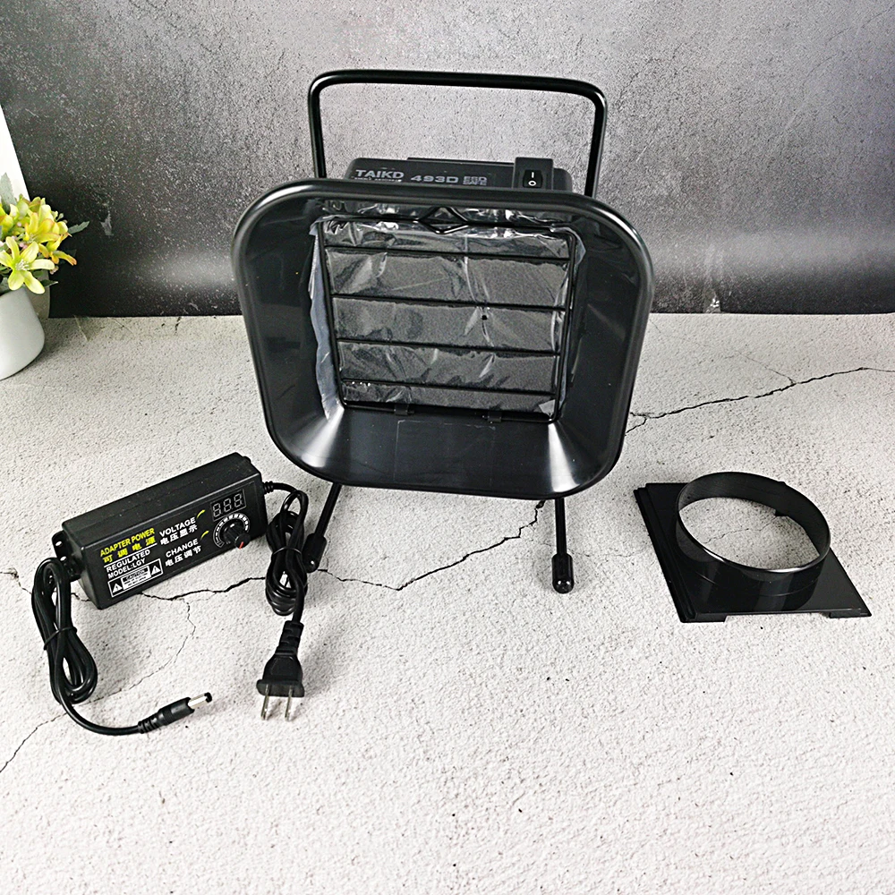 

Solder Smoke Purifier Exhaust Fan Smoking Instrument Solder Smoke Absorber 493DH Smoke Absorber Home Power Tool Parts 493