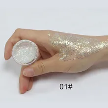 Супер огонь макияж тени для век желе вспышка гель высокий блеск Тени для век жидкие монохромные блестки Профессиональный высокий светильник осветление