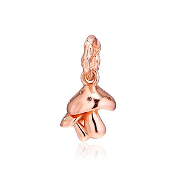 

GPY Sparkling Mushrooms Charms 925 Original Fit Pandora Bracelet Sterling Silver Charm Beads for Jewelry Making Jewellery