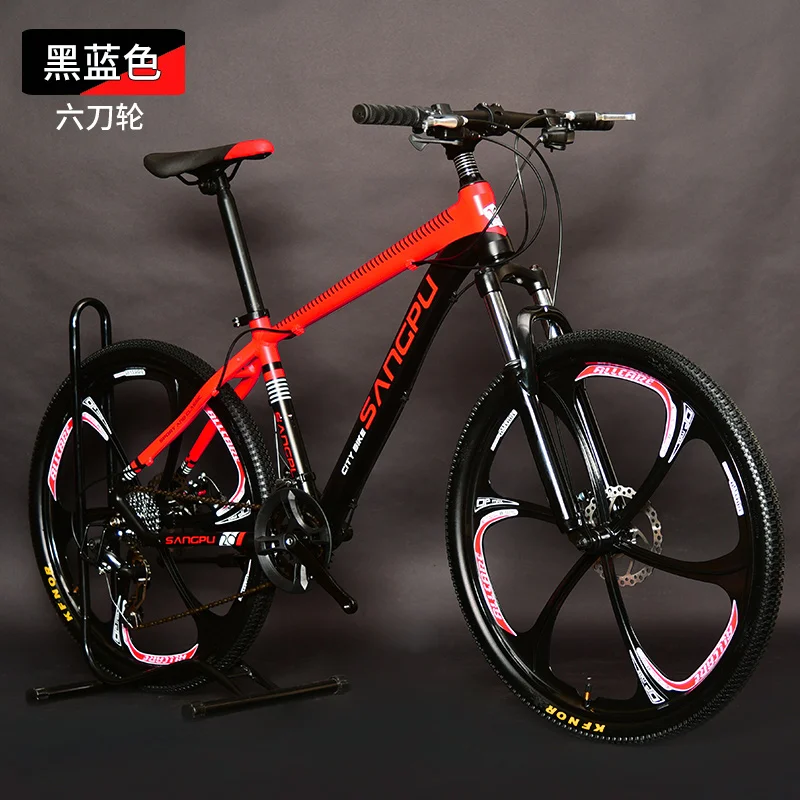 Top New Brand Aluminum Alloy Frame 26 inch Wheel 27/20 Speed Mountain Bike Outdoor Sports Dual Disc Brake MTB Bicycle 4 Top New Brand Aluminum Alloy Frame 26 inch Wheel 27/20 Speed Mountain Bike Outdoor Sports Dual Disc Brake MTB Bicycle 4