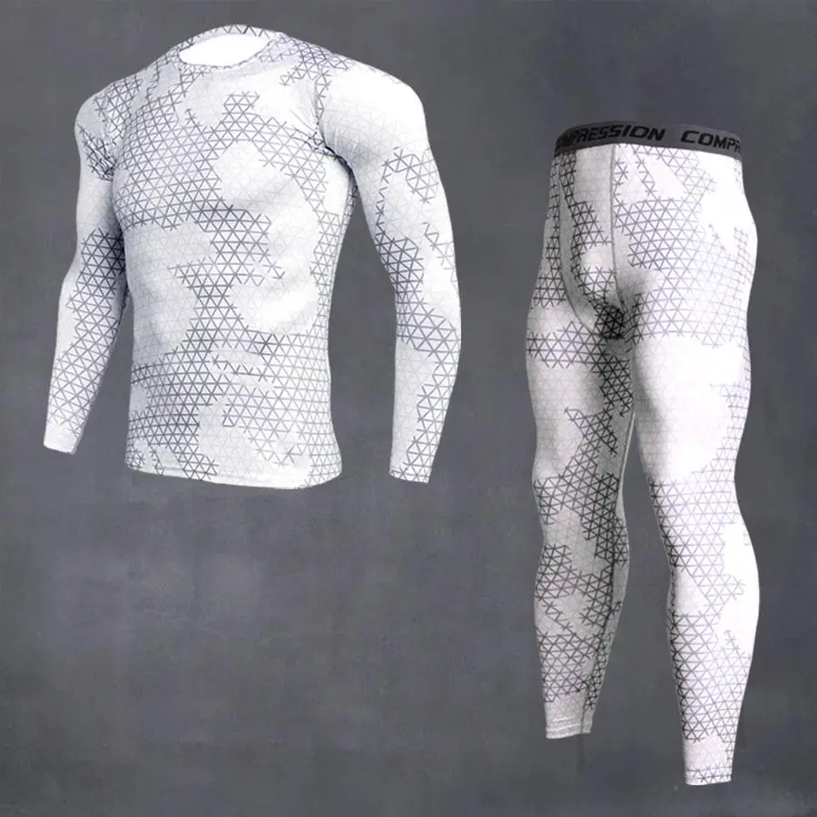 ММА Рашгард Мужская одежда для бега гоночный костюм компрессионная одежда леггинсы длинный трикотаж с рукавами Юнион костюм ММА рубашка