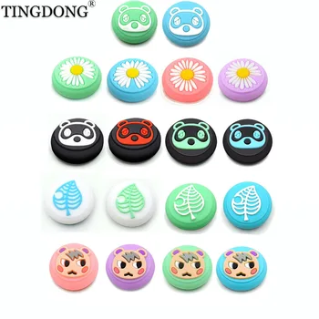 

Animal Crossing Secretary Puppy Dog Isabelle Thumb Stick Grip Cap Joystick Cover For Nintend Switch Lite Joy-Con Controller Case