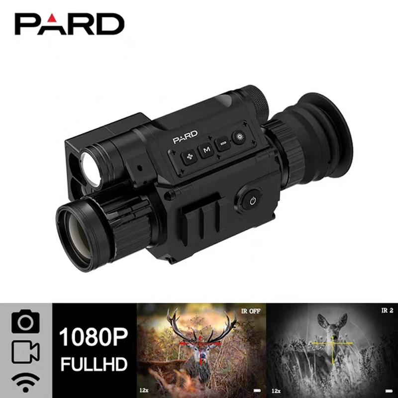 

PARD NV008L Digital Night Vision Scope Built-In Rangefinder 200m Aiming Sight Riflescope Camera Monocular for Darkness Hunting