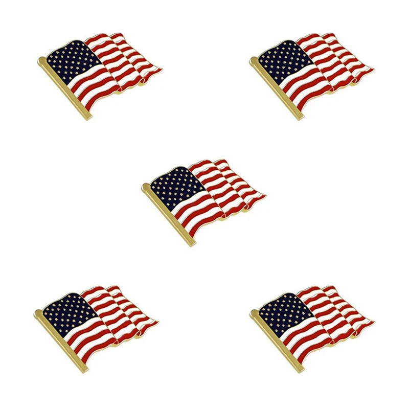 Новинка 2020 заколка для лацкана с американским флагом США шляпы в американском