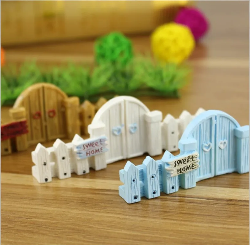 Микро пейзаж Ограждения Перила декоративные деревянные украшение для ограды Diy