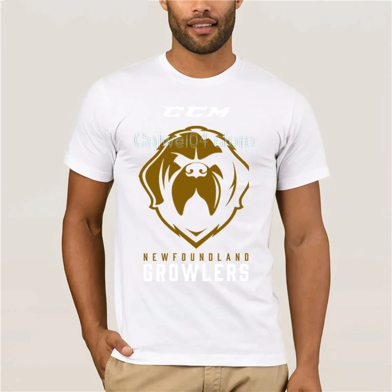 

Newfoundland Growlers Ice Hockey 2018 Men's T-shirt Cool Casual pride t shirt men Unisex Fashion tshirt free