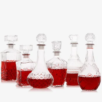 

1 Pcs clear home whiskey glass bottle party club wine Decanter GLA-135-A