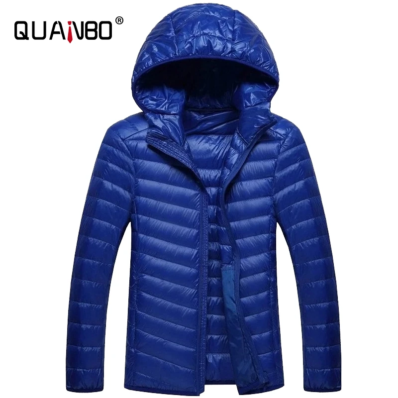 Plus Size Mens Light Jackets 12XL 11XL 8XL 7XL 5XL   2021 Autumn Winter New Men Hooded  White Duck Down  Four Seasons Coats mens puffer jacket