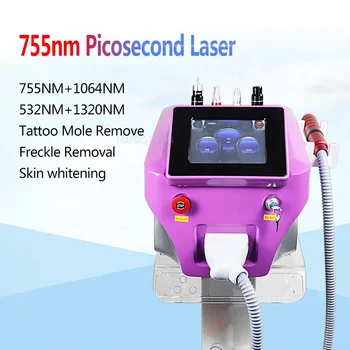 

Picosecond laser beauty machine picosure laser 1064nm 532nm 1320 nm carbon peeling facial treatment pigment &tattoo remover