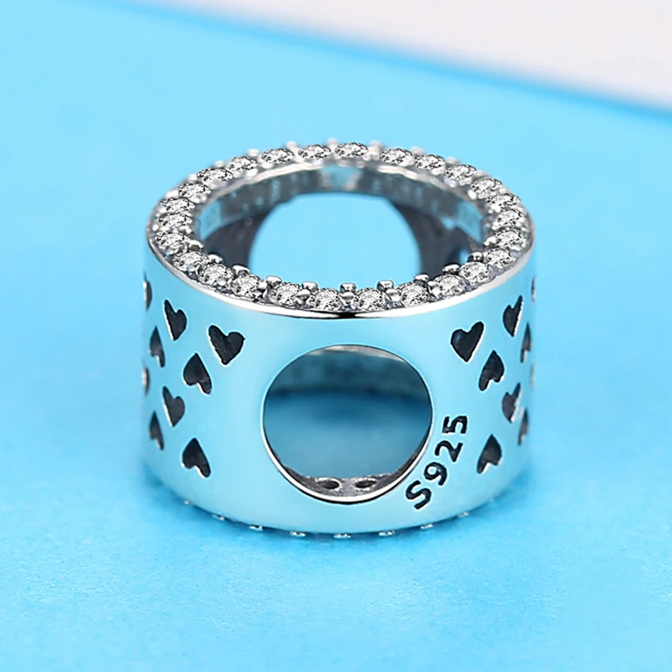 ELESHE,, серебряные бусины 925 пробы, Forever Circle, шарм, подходят, оригинальные браслеты для женщин, ювелирные изделия, изготовление, подарок на день Святого Валентина