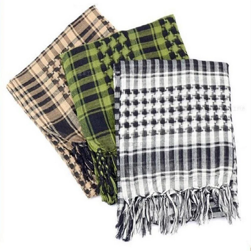 Высокое Качество Арабский шемаг Keffiyeh военный тактический палестинский шарф для мужчин шаль Kafiya обёрточная бумага шема шарф модные шарфы