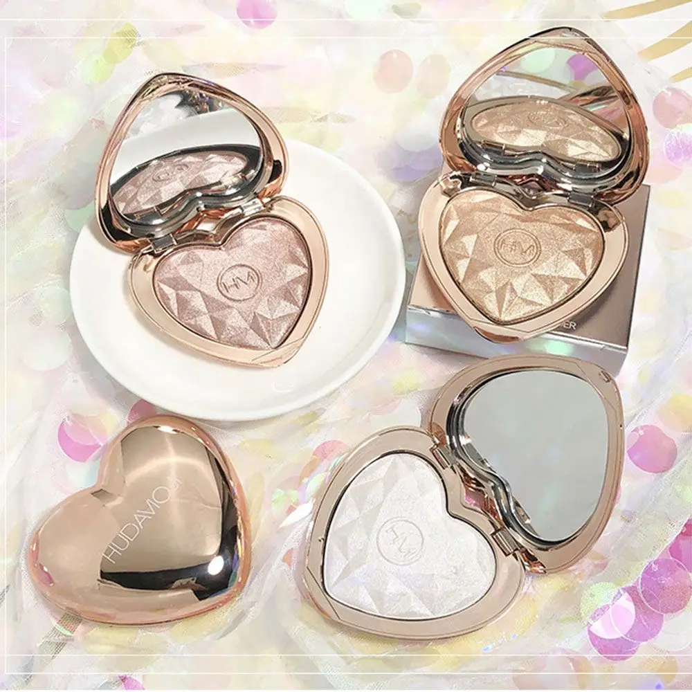 Бронзаторы для лица в форме сердца светящиеся тени век контурные румяна | Красота