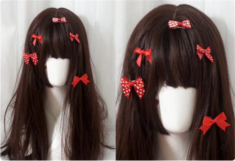 sweet bownot hairpin for lolita girl hair clip hair side clip accessroies B951
