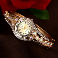 LVPAI горячая Распродажа Гладкие Женские модные роскошные мозаичные стразы женские часы из нержавеющей стали с маленьким Циферблатом Часы-браслет# D