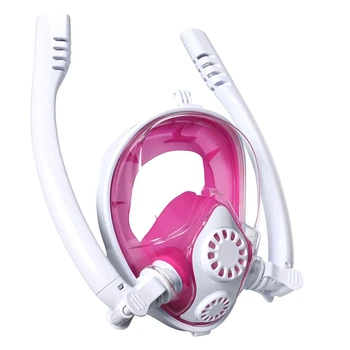 

Breathing Mask with K2 Advanced Free Breathing System 180° Panoramic Diving Mask Leakproof Anti-Fog Dry Mask Suitable for Adults