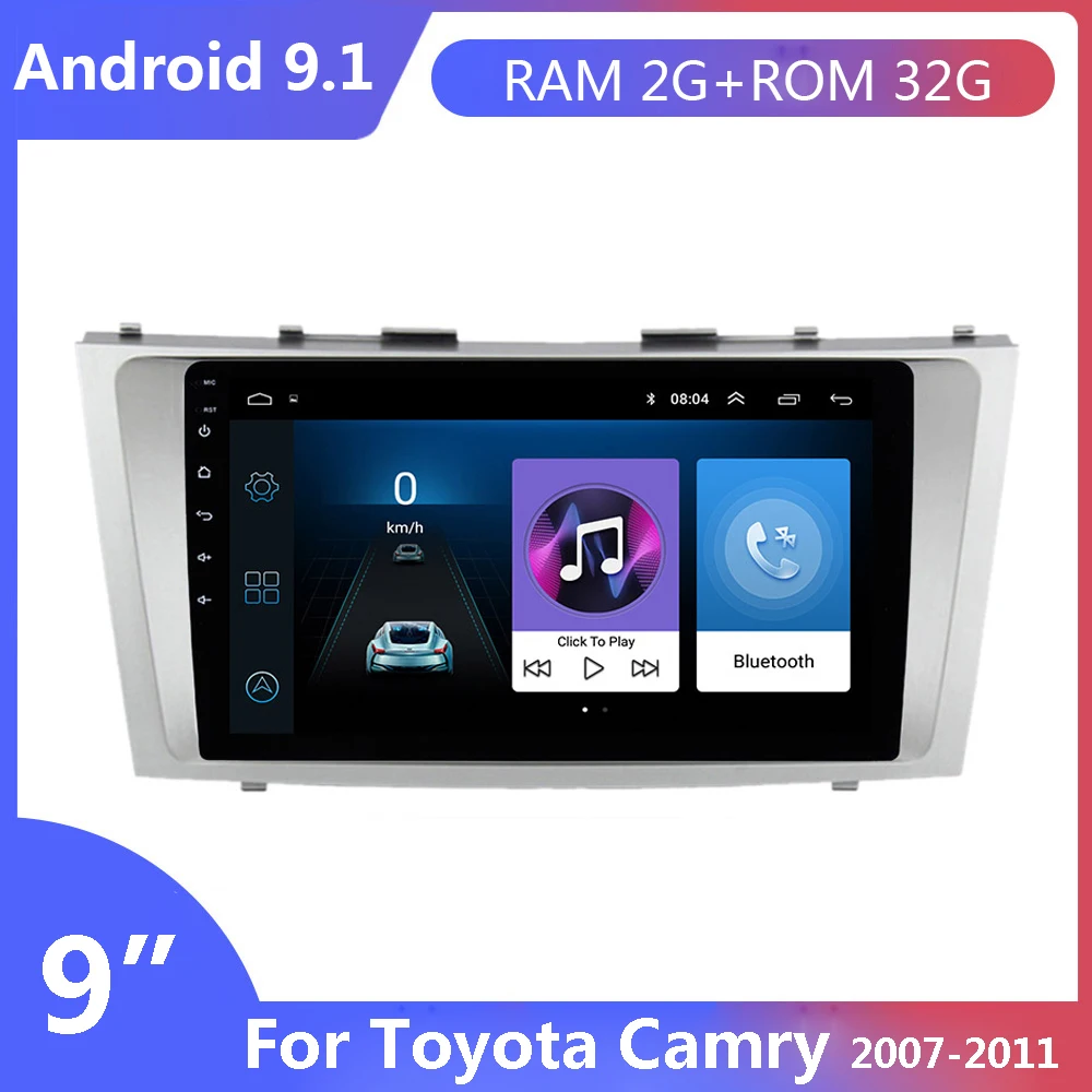 2 din 9 дюймов Android 1 автомобильный DVD-радиоприемник стерео-навигация GPS