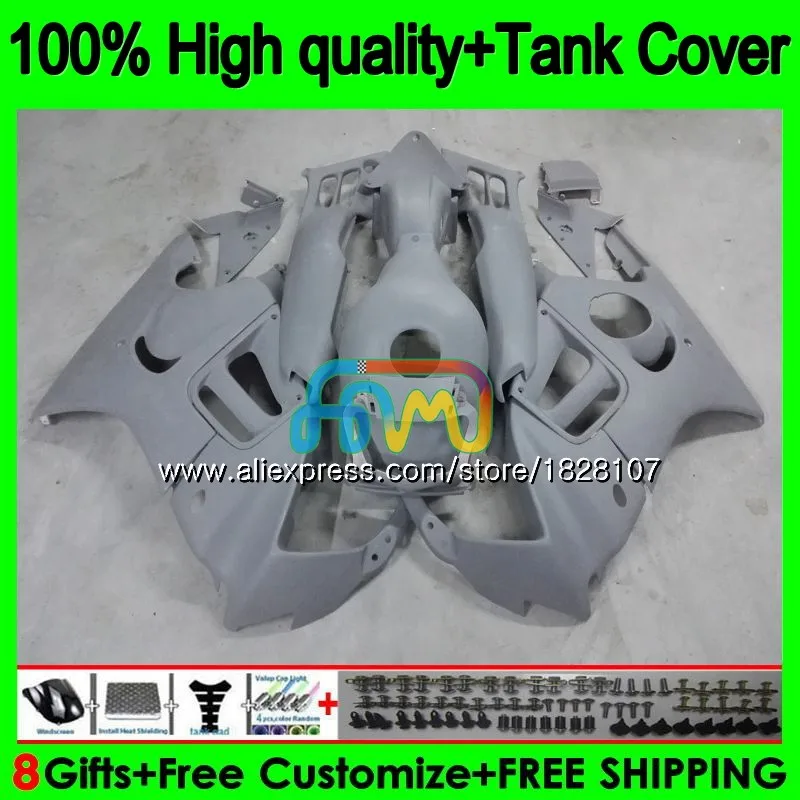 CBR600F2 комплект для HONDA CBR 600F2 600 FS F2 91 92 1993 1994 матово-серый 1BS. 154 CBR600FS CBR600 F2 1991 1992 93 94 Обтекатель+ майка - Цвет: No. 1