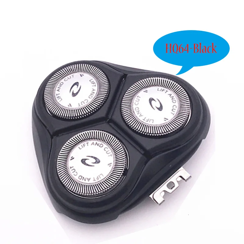 HQ64-Black Poleet сменная бритвенная головка Blate Frame HQ64 HQ8 для Philips PT и AT серии бритвы PT725 PT735 PT762 PT860 AT800 AT890 AT926 - Цвет: HQ64-Black