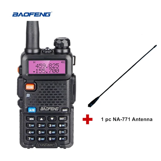Baofeng UV-5R рация+ NL770S антенна для мобильных автомобильных радиостанций охотничья станция Макс 150 Вт UV5R UHF VHF трансивер CB Ham радио - Color: 8W Add 1NA-771