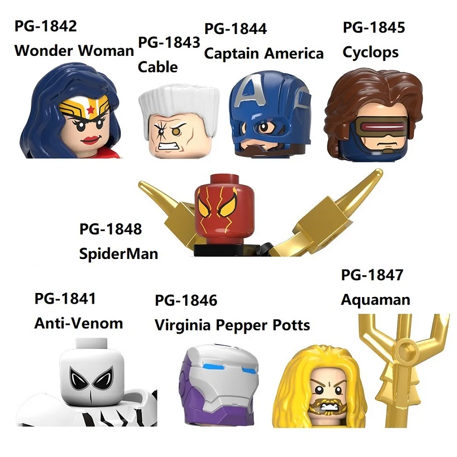 Чудо-Женщина кабель анти-Веном Стив Роджерс циклопс Вирджиния перц Поттс Аквамен