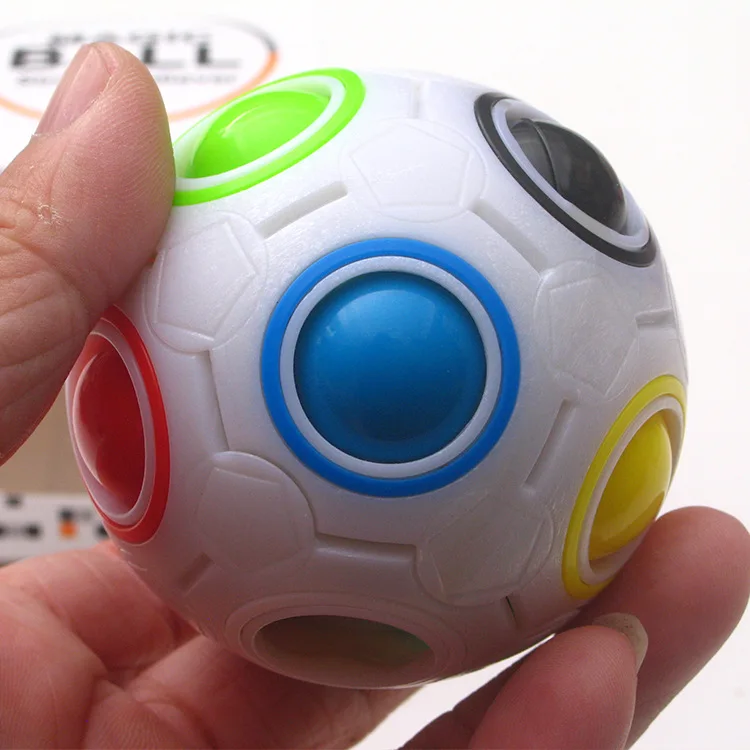 

Creative Gifts Night Light Magic Rainbow Ball Special Shape Push Intelligence Football Rubik's Cube Pressure Reduction Toy
