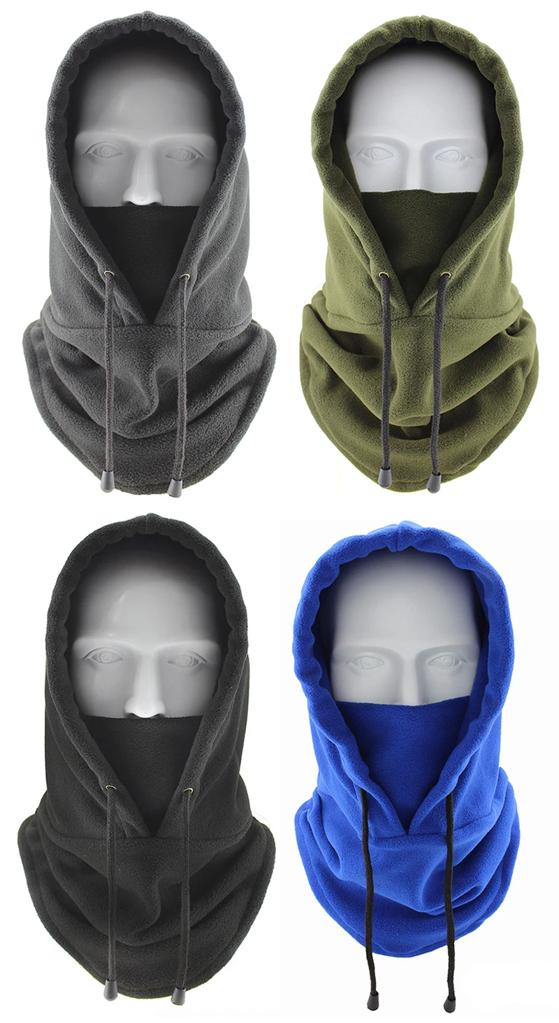 Free Shipping Motorcycle Face Mask Winter Balaclava Face Shield Thermal Fleece Windproof Warm Cycling Skiing Headwear Scarf Mask