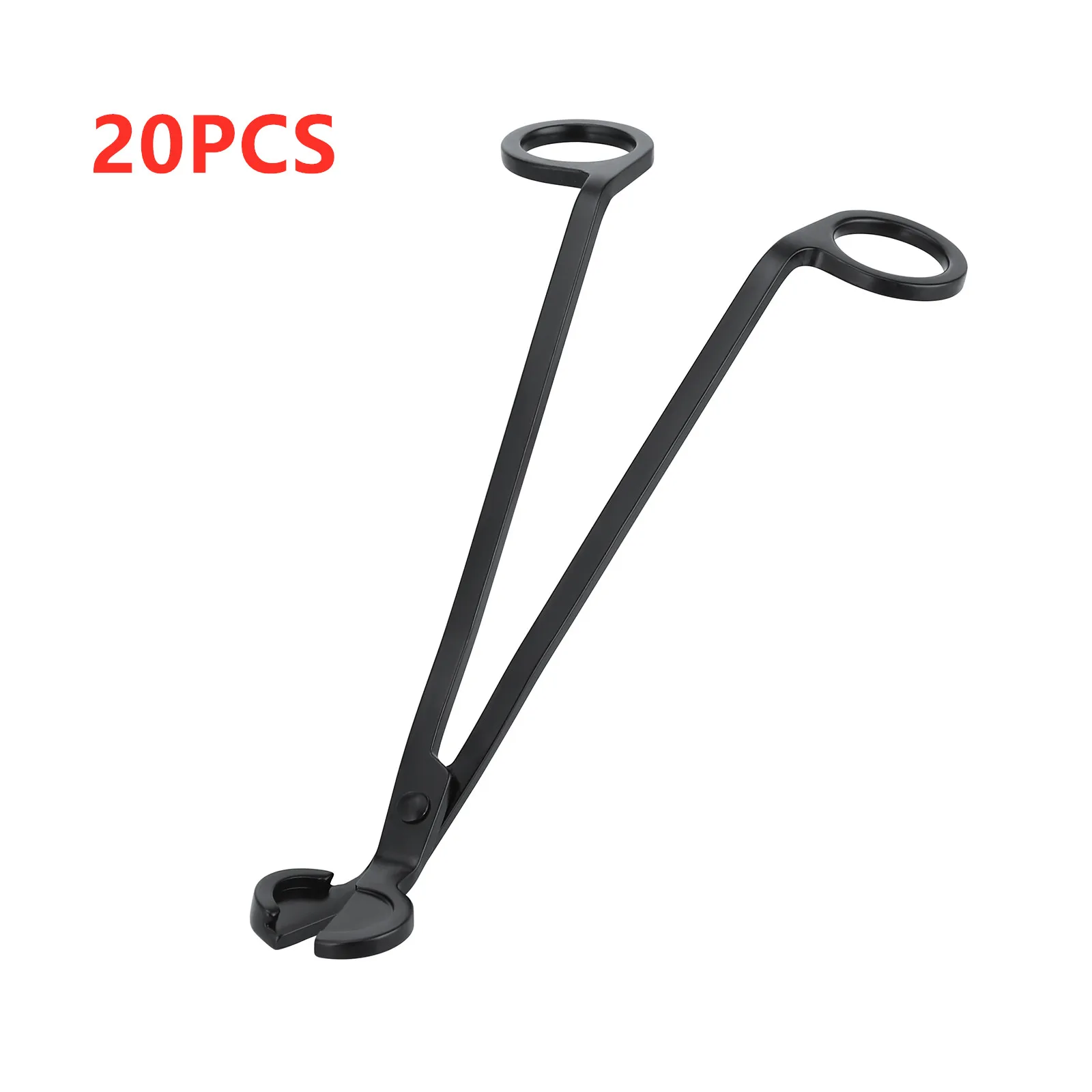 

20pcs Candle Wick Trimmer Oil Lamp Trim scissor Cutter Snuffer Tool 18CM Stainless Steel Hook Clipper Dropshiping