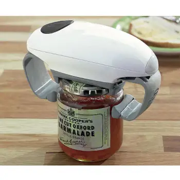 

Automatic Jar Opener Openers Automatic Tin Opener Canned Opener Bottle Tool Kitchen Opener Electric Jar Gadgets V0W1