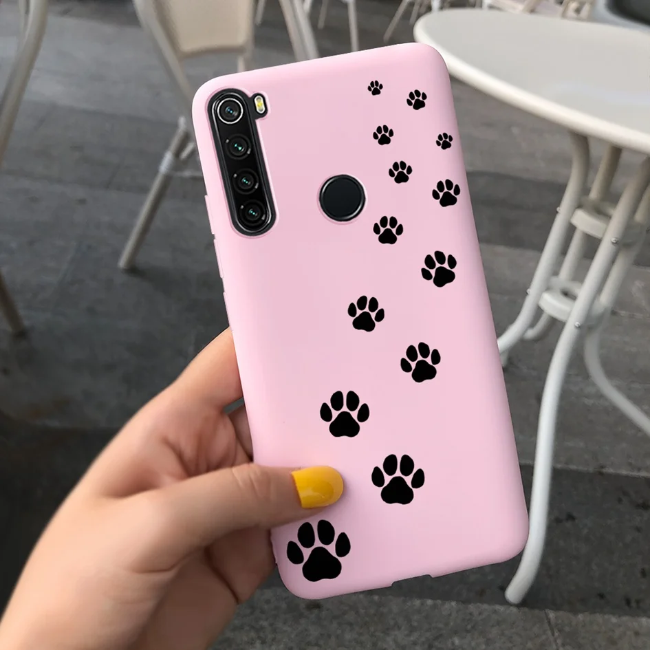 For Fundas Xiaomi Redmi 8A Note 8 Pro Case Cute Cartoon Silicone Pattern Back Cover For Redmi Note 8 Pro Redmi8 A8 8 A Phone Bag xiaomi leather case card Cases For Xiaomi