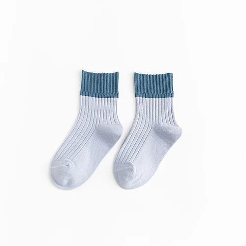 От 1 до 12 лет хлопковые носки для мальчиков и девочек; сезон осень-зима; детские носки для малышей; Разноцветные свободные носки; теплая Модная одежда для детей - Цвет: light gray