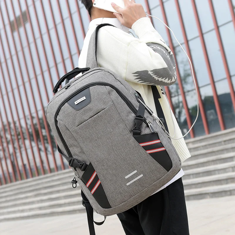 LOOZYKIT мужской рюкзак для ноутбука многофункциональный для подростка модная дорожная сумка через плечо зарядка через usb мужской деловой рюкзак для ноутбука