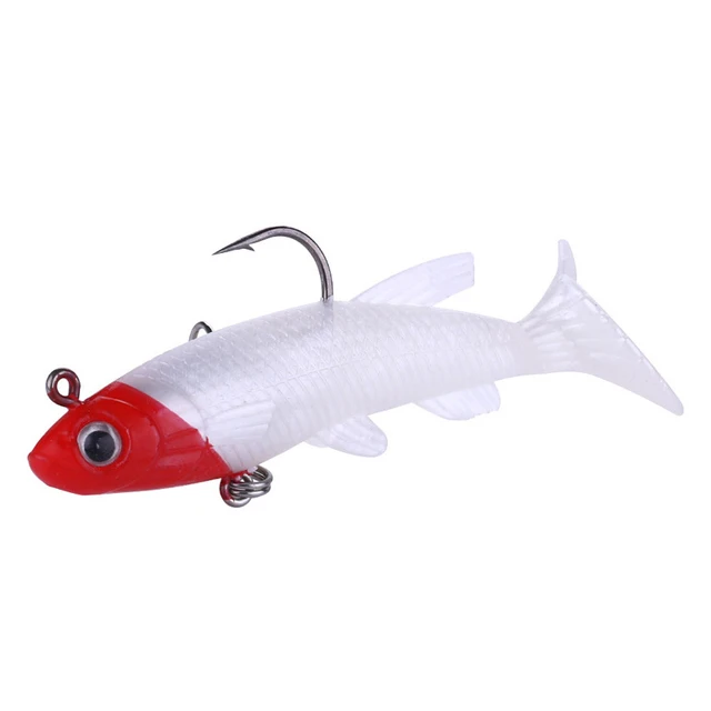 Silicone Fishing Bait Lures Bass Fish  Silicone Fishing Lead Spoon Jig  Lures - 1pcs - Aliexpress