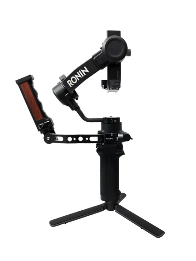 DSLR Camera Stabilizer Ronin S Handle Grip Handgrip for DJI RoninS can Adjust 180 Degree with Cold Shoe Monitor Video Light Mic