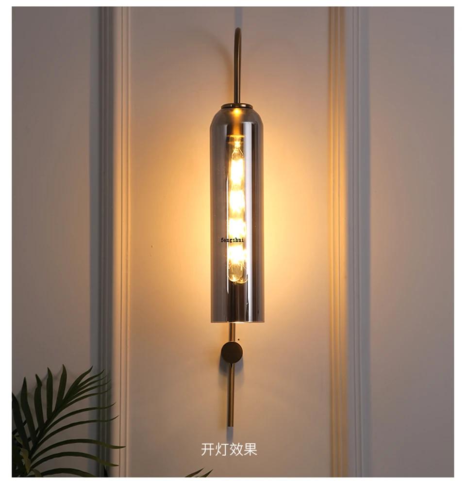 Скандинавский светодиодный настенный светильник для гостиной, фоновые настенные светильники, освещение для ресторана, коридора, прохода, прикроватный подвесной светильник, домашний декор