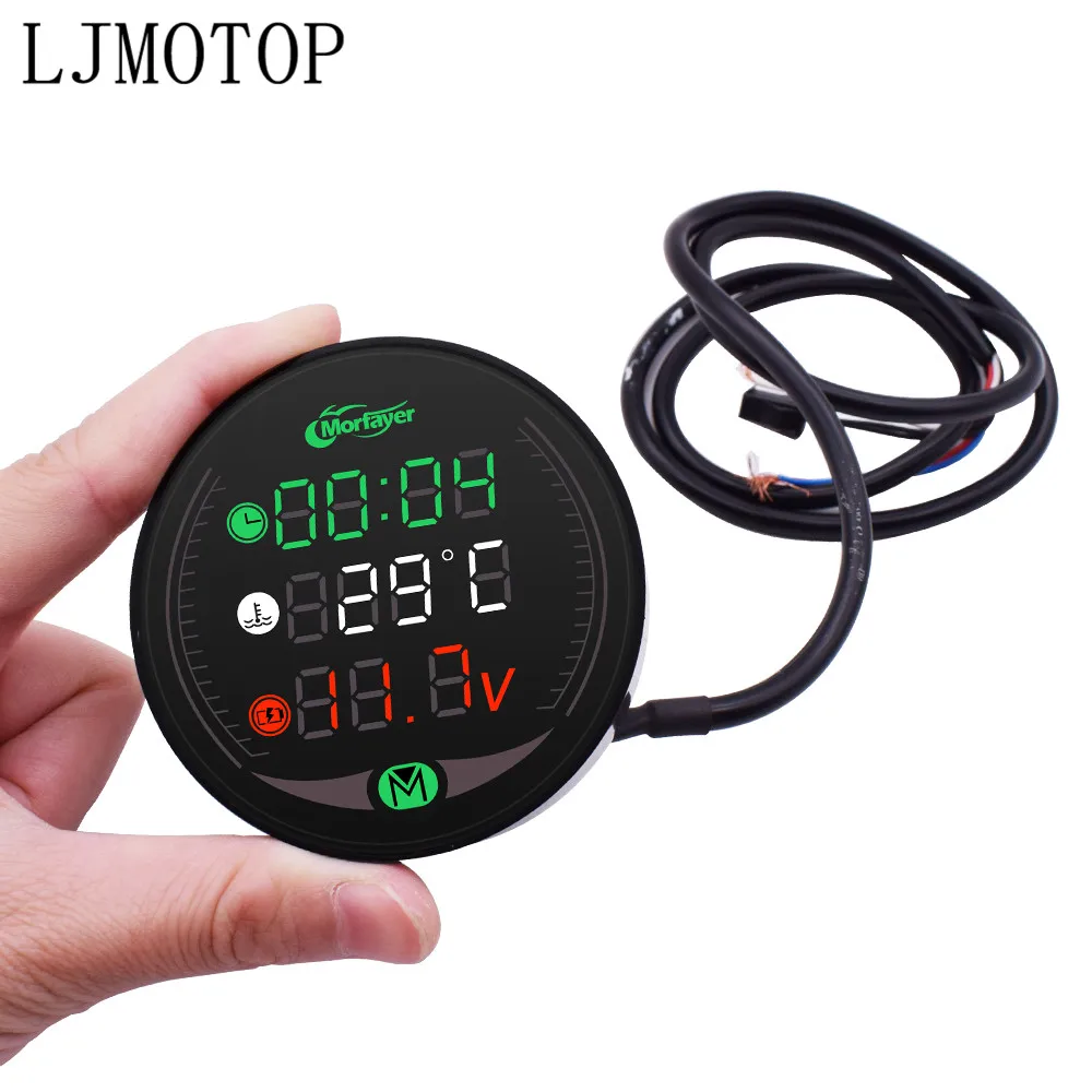 

4-in-1 Motorcycle Meter Time/Water Temperature/Voltage/USB Table For Triumrh THRUXTON TIGER 800 1050 1200 XC/XCX/XR TT 600 250