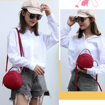 

Women's Mini Bag Solid Zipper Waterproof Flap Bag Fashion Women Shoulder Messenger Bag Lightweight Nylon Bag