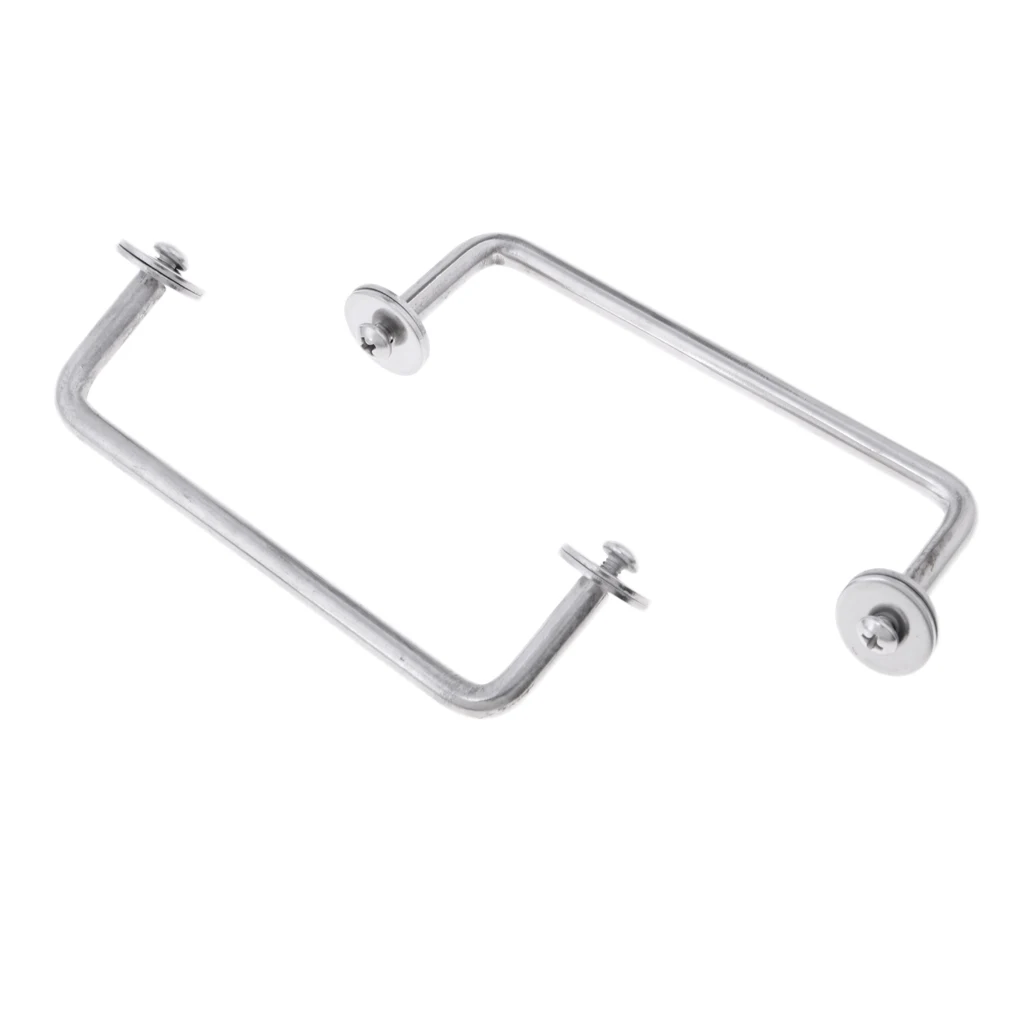 Pack 2 Scuba Diving Dive Diver BCD Rail Hardware For Underwater Snorkel Buoy