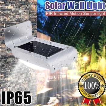 

16-LED SMD3528 100LM Solar Energy LED Outdoor Lamp with Infrared Induction Light-operated