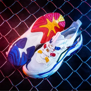 

361 degree Men's running shoes 2020 GUNDAM new arrival cushion retro mesh fashional sneakers training sport shoes 572026781