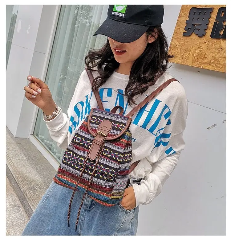 bohemian backpack bag bags women's backpacks women shoulders bag purses (24)