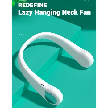 

Portable Air Conditioner Mini Cooler Fan, Hanfree Hanging Neck Fan for Summer Indoor Outdoor Travel (White)