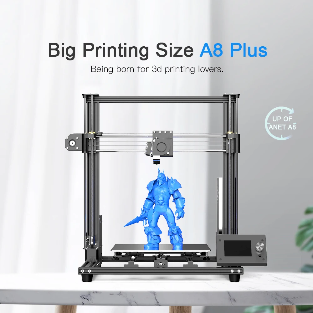 2020 новый большой размер печати двойной Z Axis Anet A8 Plus 3D принтер DIY Набор Reprap i3 Max