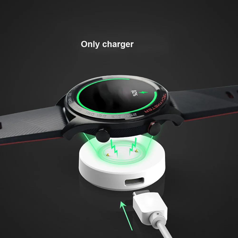 Зарядное устройство, белый Тип C, магнитная зарядная док-станция, USB Безопасный Кабель, замена, стабильный, для путешествий, для huawei Honor Magic Watch GT