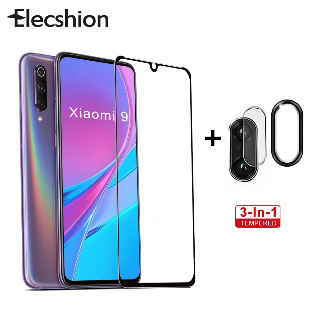 3 в 1 защитный экран из закаленного стекла для Xiaomi Redmi Note 7 Pro защитная пленка