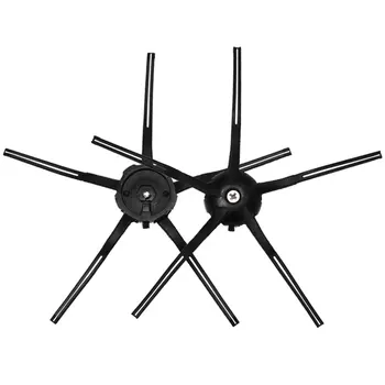 

2 pieces 5 side arm black brushes for Xiaomi MI robot, for Roborock S50 S51 S55 S5 MAX S6 for Xiaowa E35 E2 vacuum cleaner parts