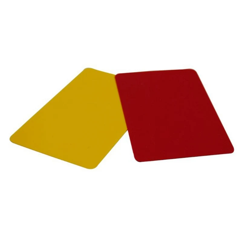 Новый спортивный футбольный рефери кошелек для ноутбука с красной картой и